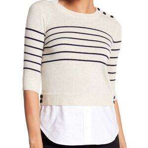 Veronica Beard Blue Knot Combo Sweater. Size XS. Excellent condition.